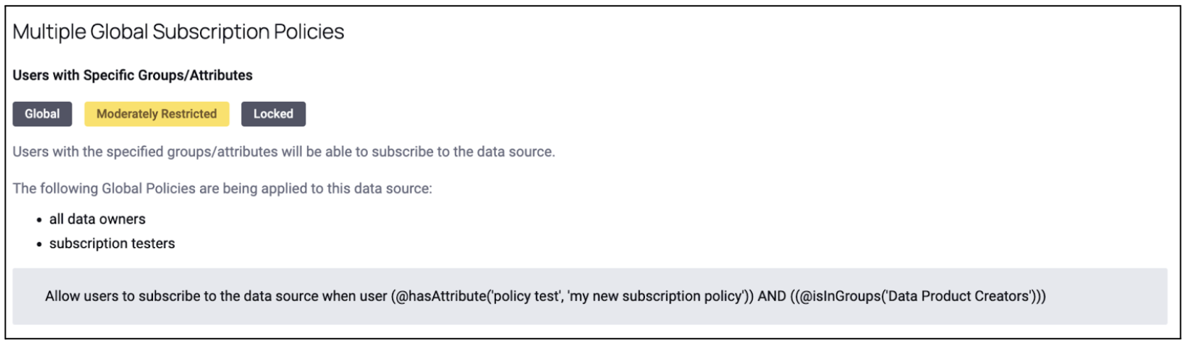 Merged Test Policy